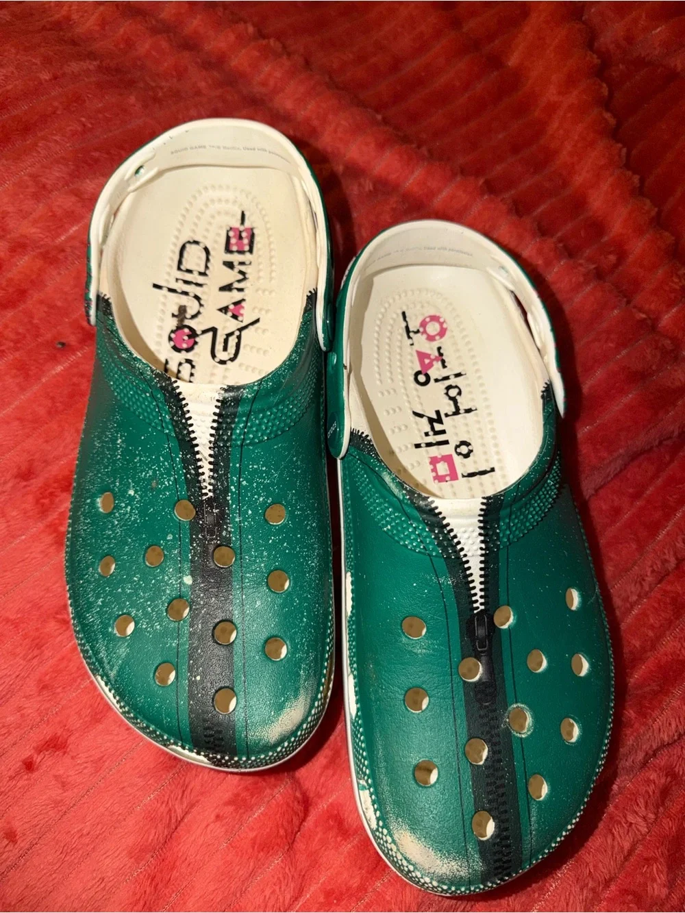 Crocs x Squid Game Classic Clogs Green Size Men’s 9 / Women’s 11 EU 43-44